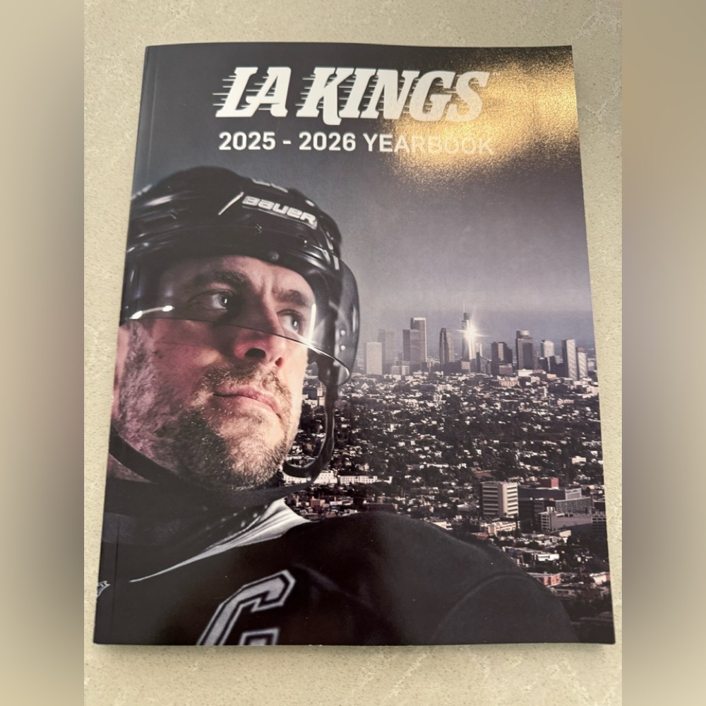 2025-2026 LA Kings NHL Hockey Yearbook - Featuring Anze Kopitar